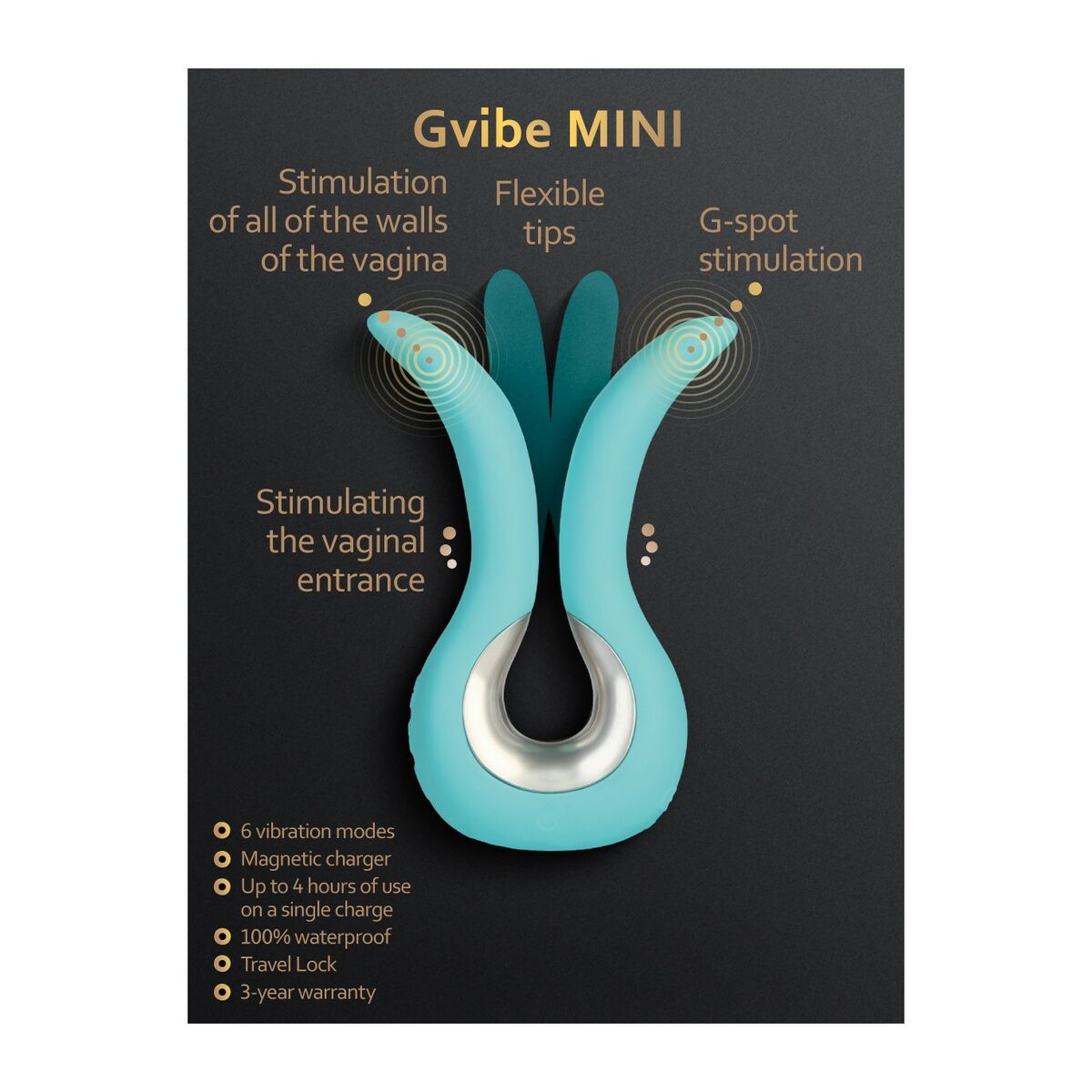 Vibrator zona G Fun Toys Tiffany Verde